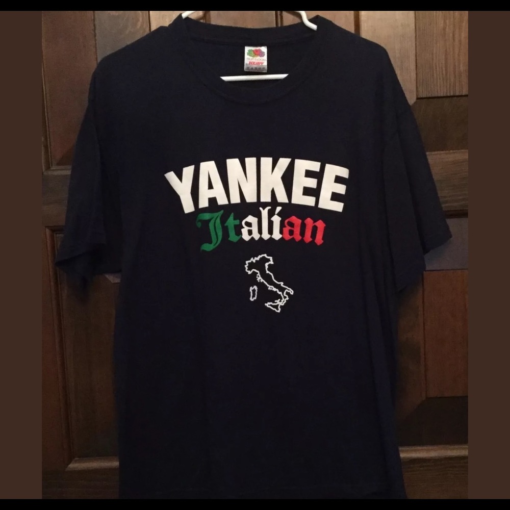 Yankee Italian Men's Short Sleeve Shirt Size Large